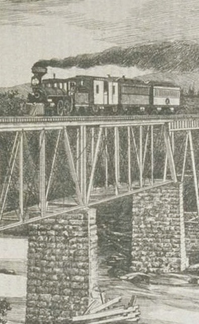 A 19th-century locomotive